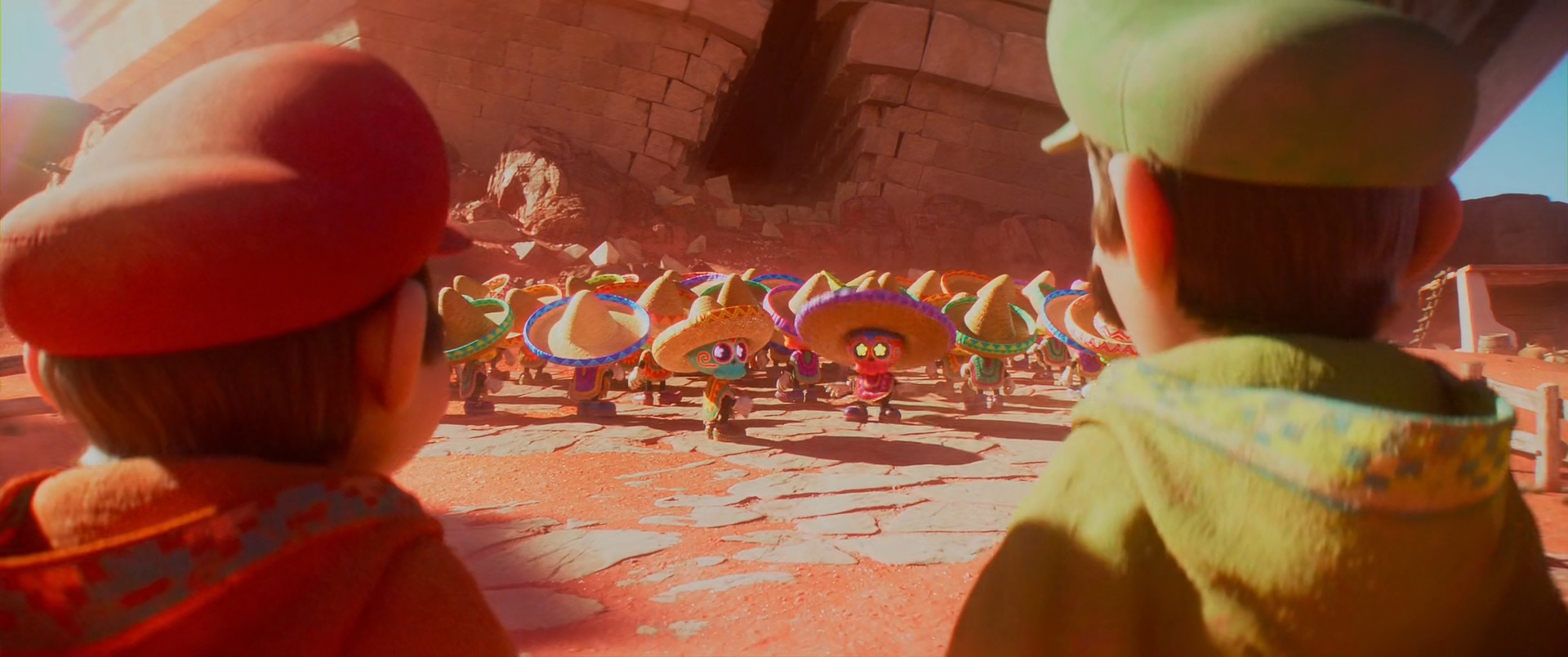 Luigi prisonnier de Bowser